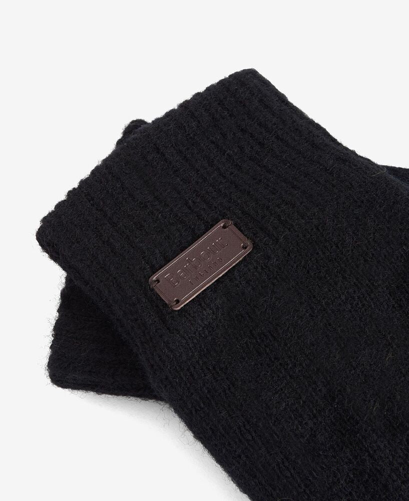 Barbour - Carlton Knitted gants noir