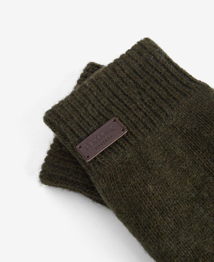 Barbour - Gants Carlton Knitted Dark Green