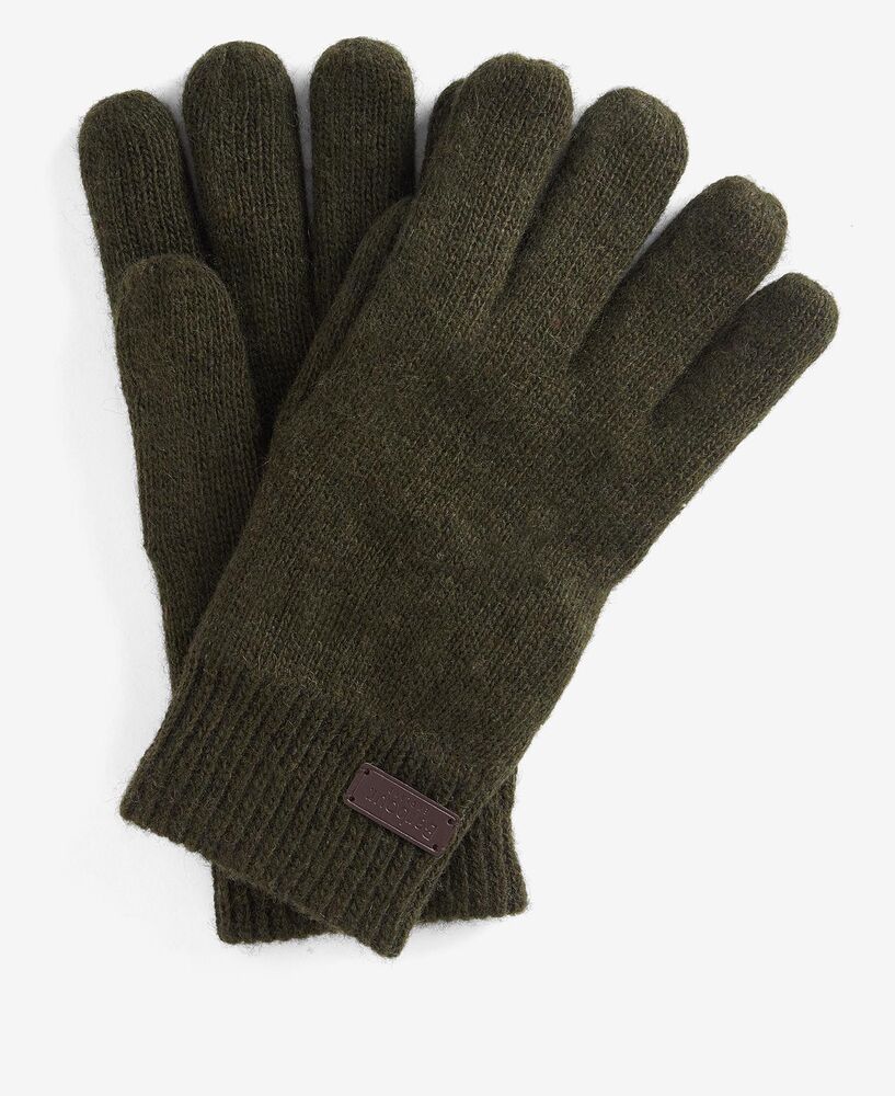 Barbour - Gants Carlton Knitted Dark Green