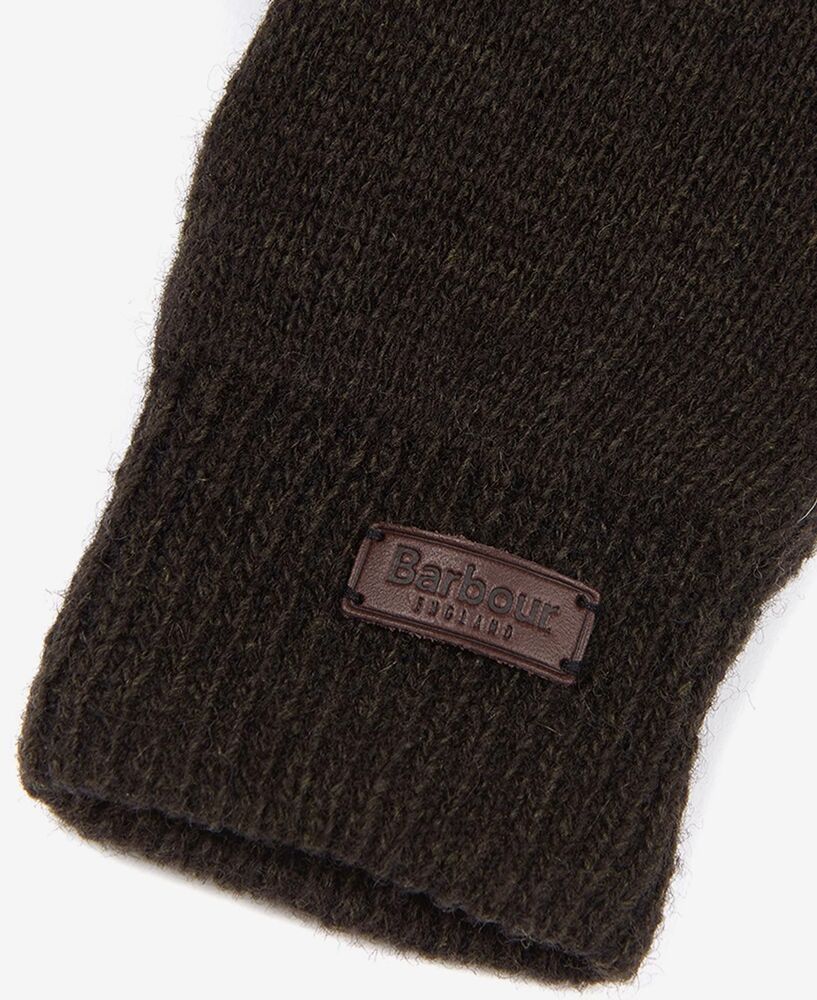 Barbour - Gants Carlton Knitted Dark Green