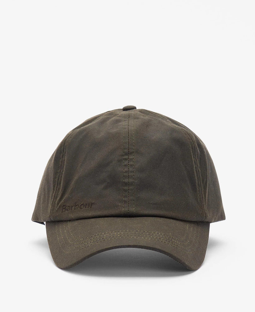 Barbour - Casquette Waxed Sports Olive