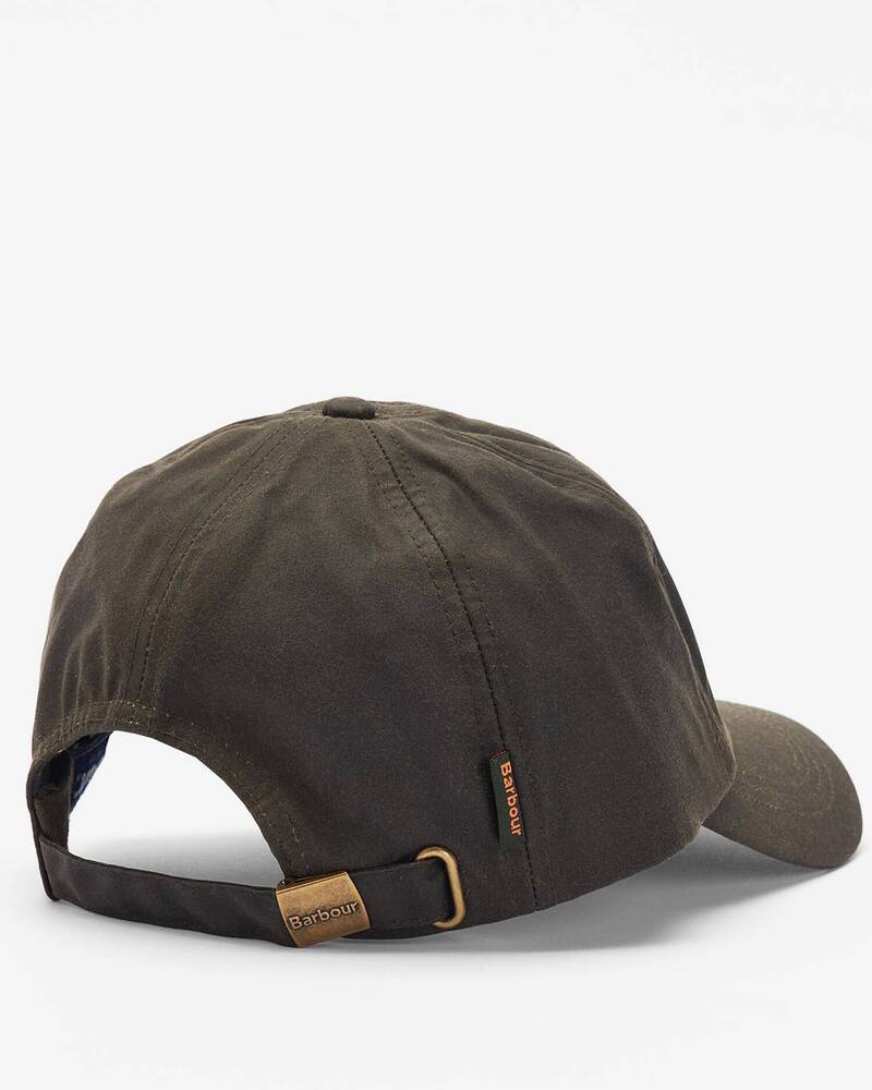 Barbour - Casquette Waxed Sports Olive