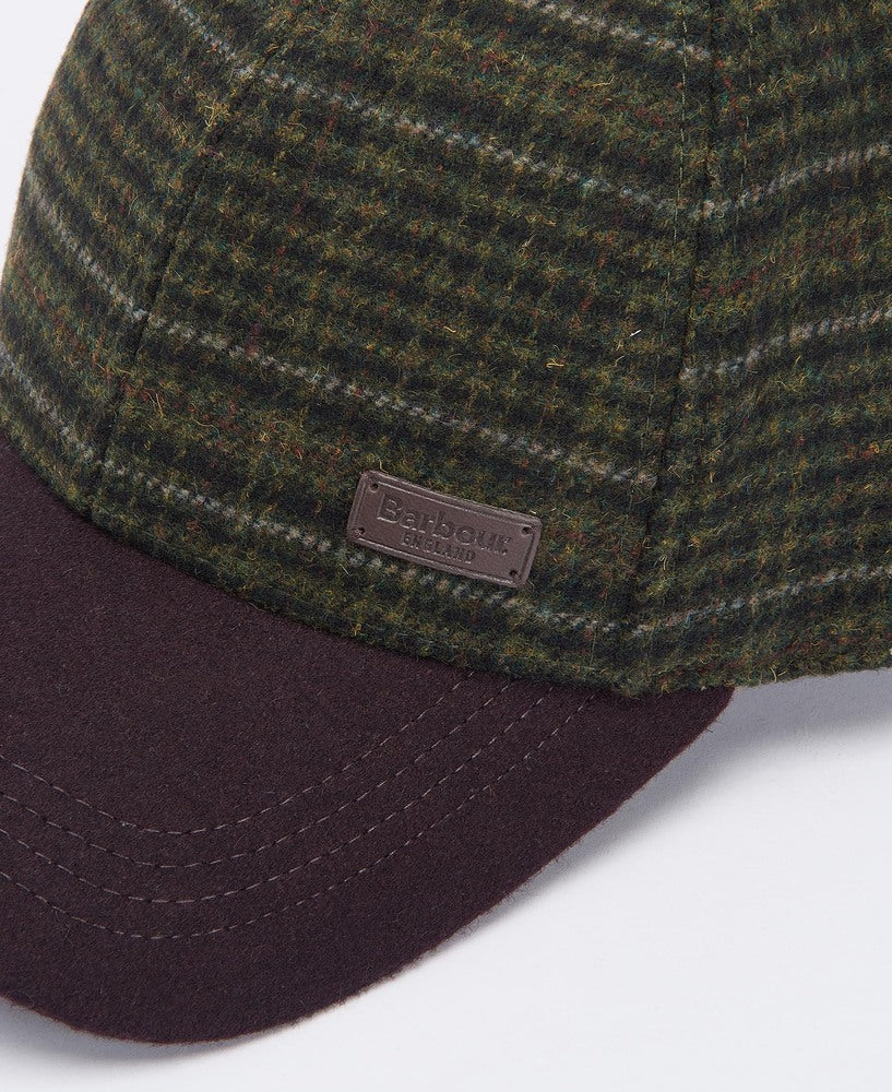 Barbour - Casquette Clyde Brown / Olive Plaid