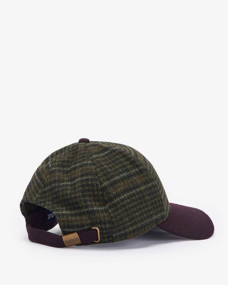 Barbour - Casquette Clyde Brown / Olive Plaid