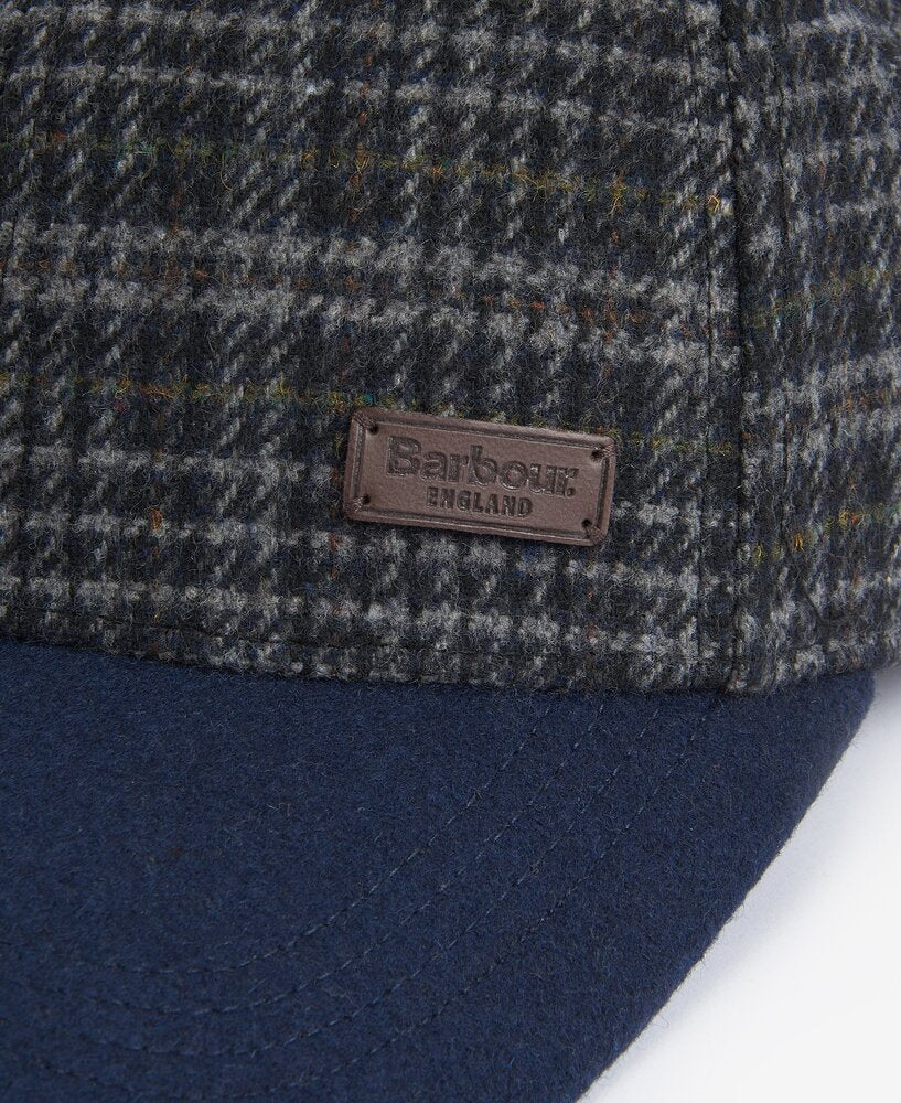 Barbour - Casquette Clyde Navy/Grey Plaid