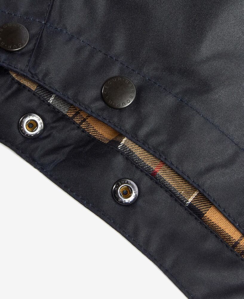 Barbour - Wax cotton hood capuche navy