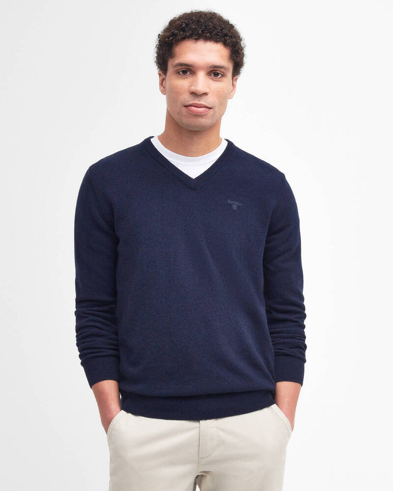 Barbour - Pull Essential V-Neck Navy