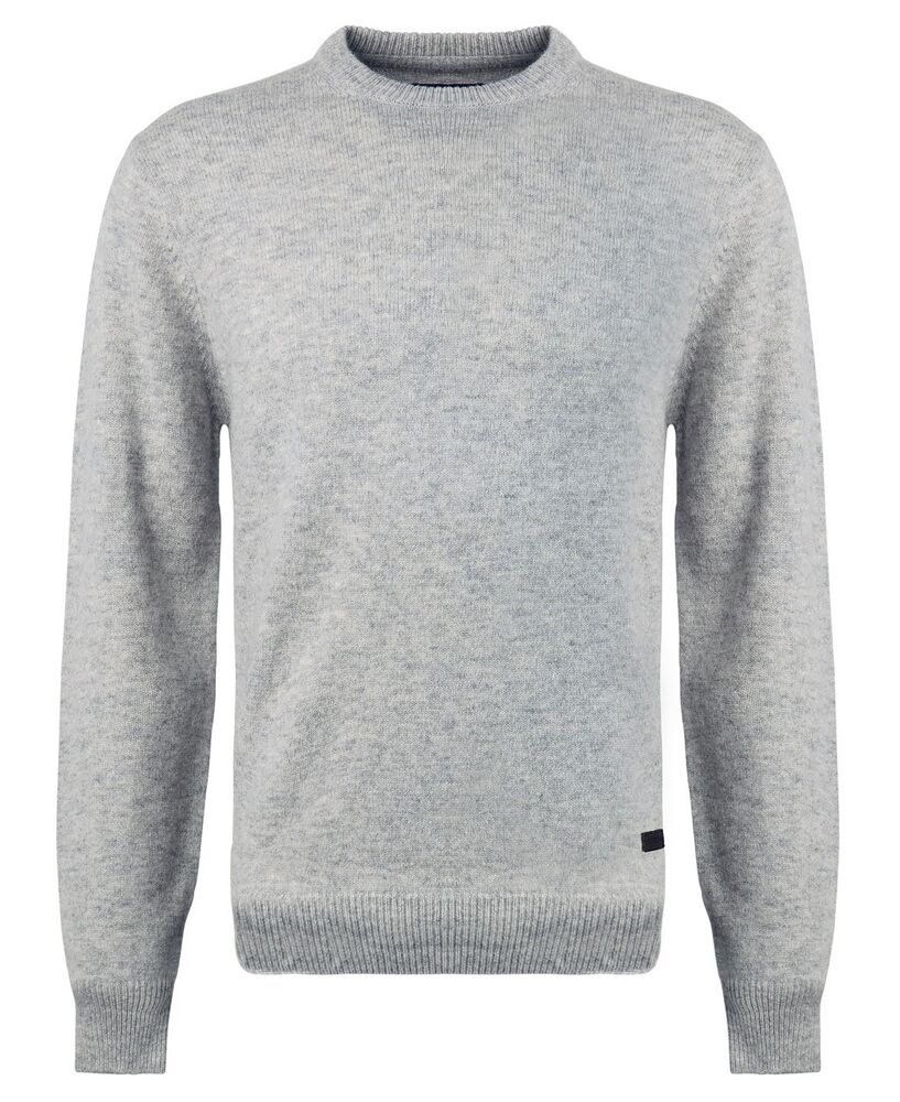 Barbour - Pull Essential Patch Crew Neck Light Grey