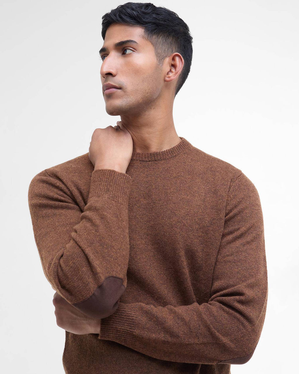 Barbour - Pull Essential Crew Neck jumper Bracken