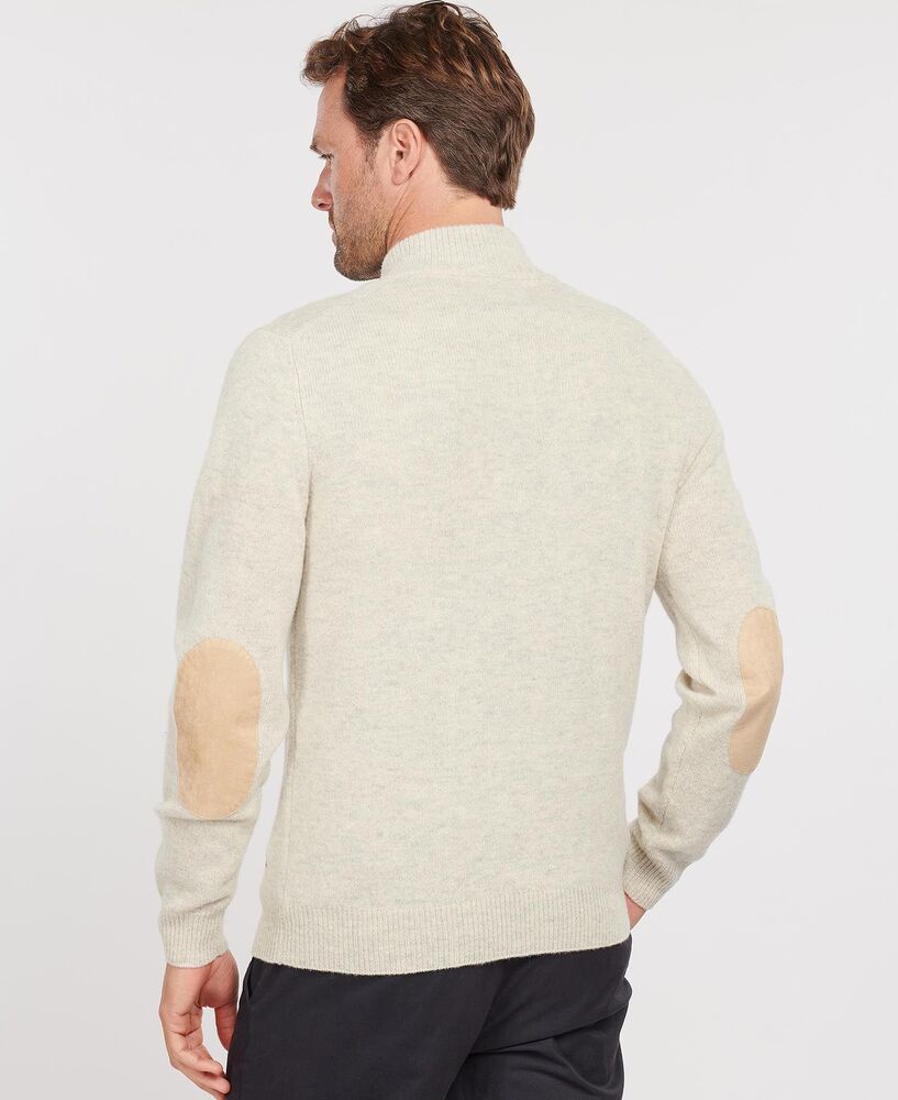 Barbour - Pull Essential Patch Half Zip Pearl