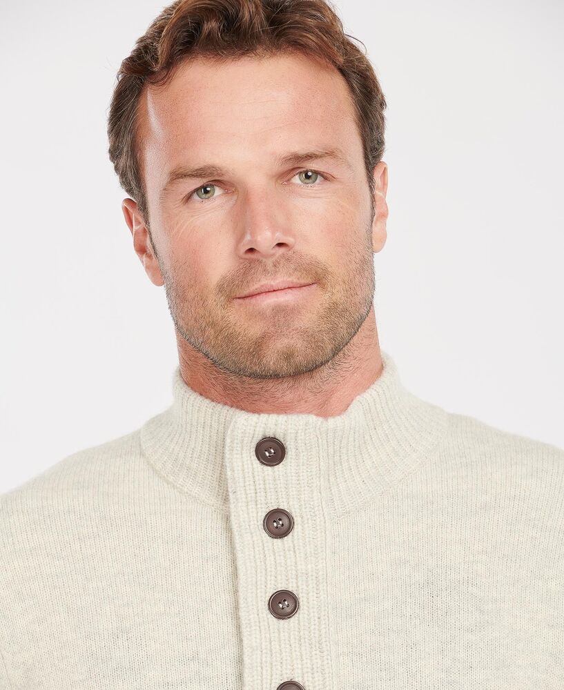 Barbour - Pull Essential Patch Half Zip Pearl