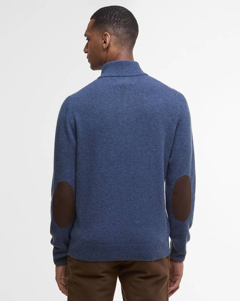 Barbour - Pull Essential Patch Half Zip Dark Indigo