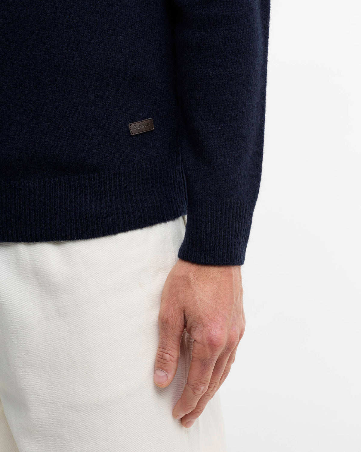 Barbour - Pull Essential Patch Half Zip Marine