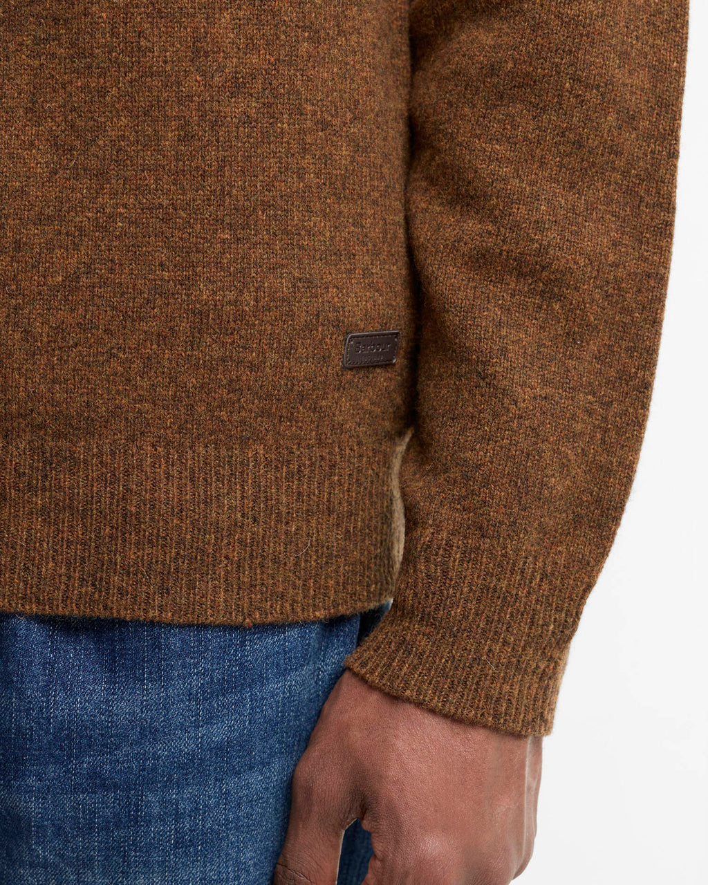 Barbour - Pull Essential Patch Half Zip Bracken