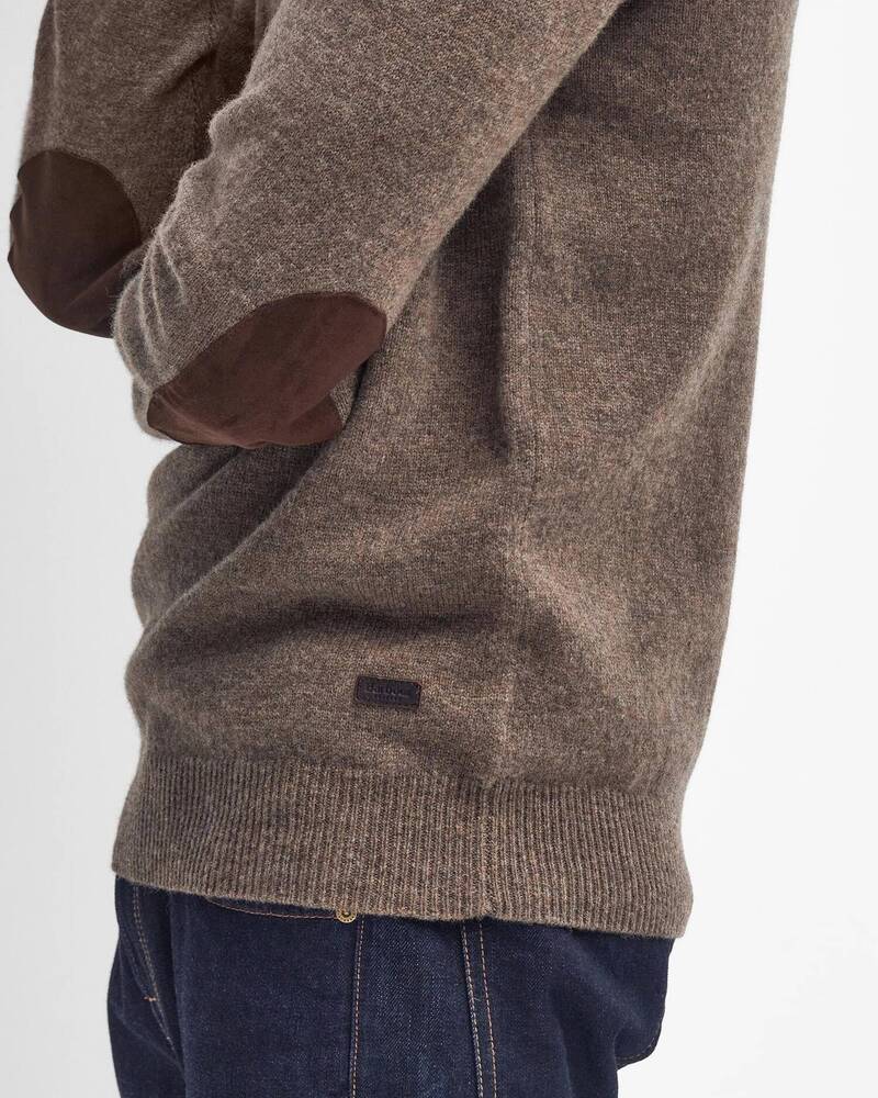 Barbour - Pull Essential Patch Half Zip Dark Stone