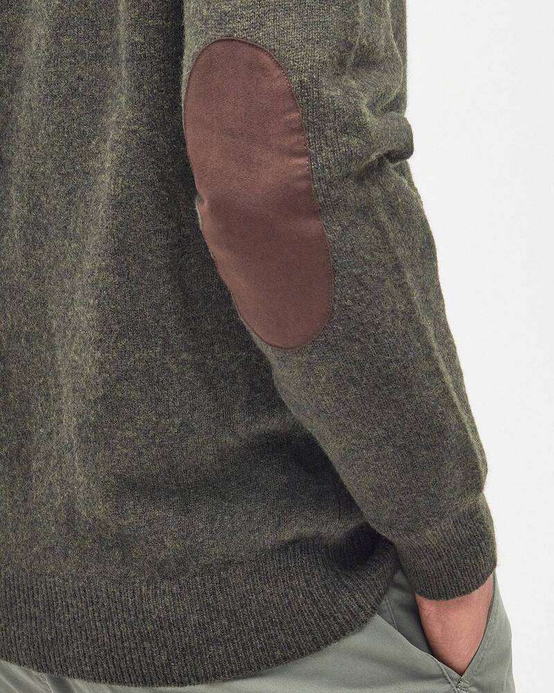 Barbour - Gilet Essential Patch Half Zip Through Seaweed