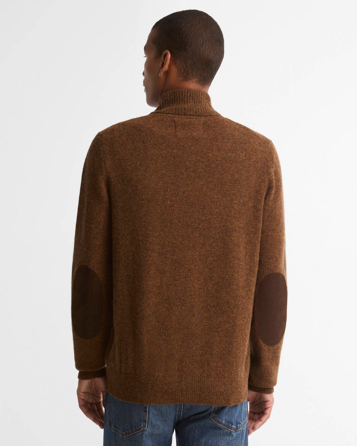 Barbour - Pull Essential Patch Zip Trough Bracken