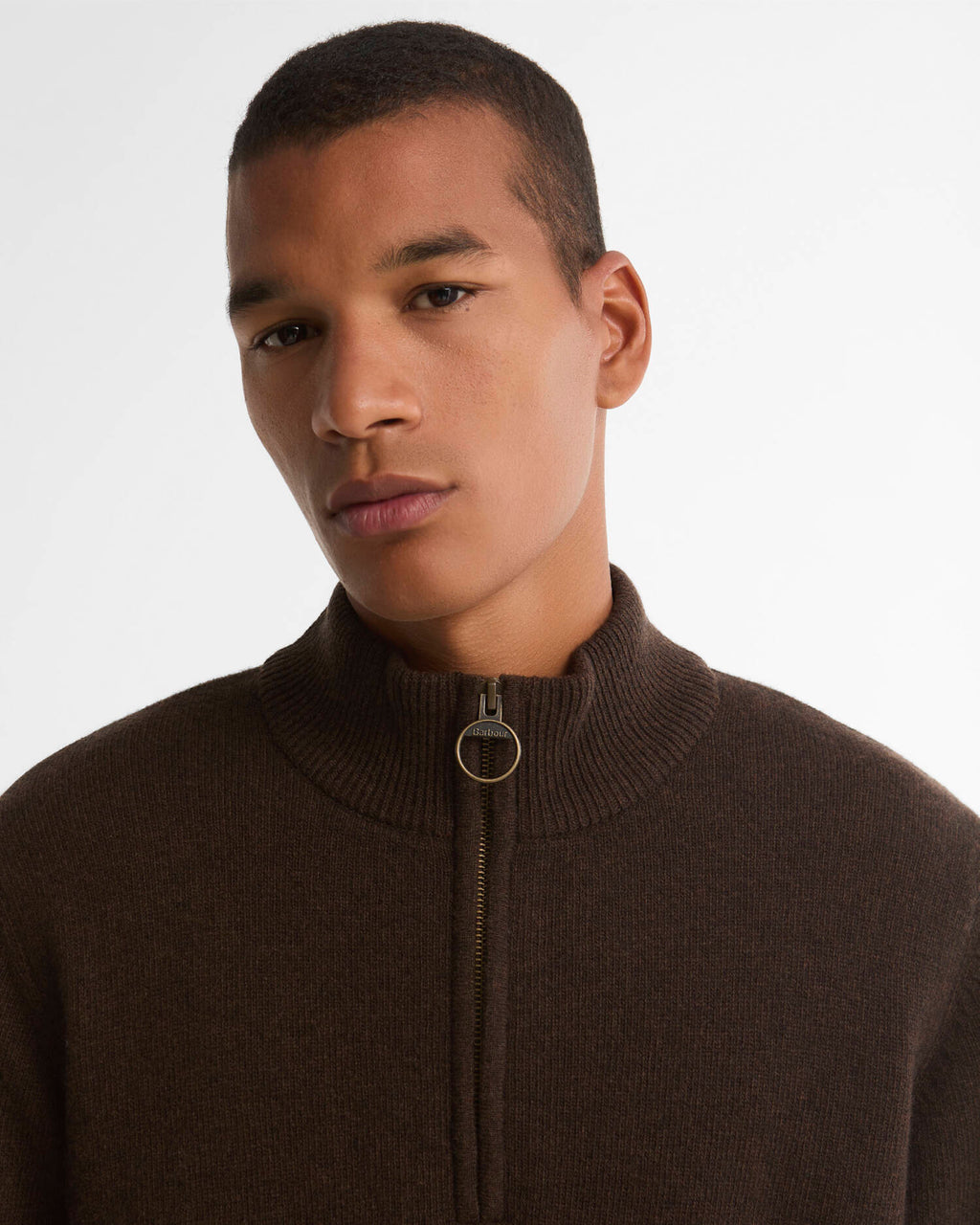 Barbour - Pull Holden Half-Zip Dark Oak