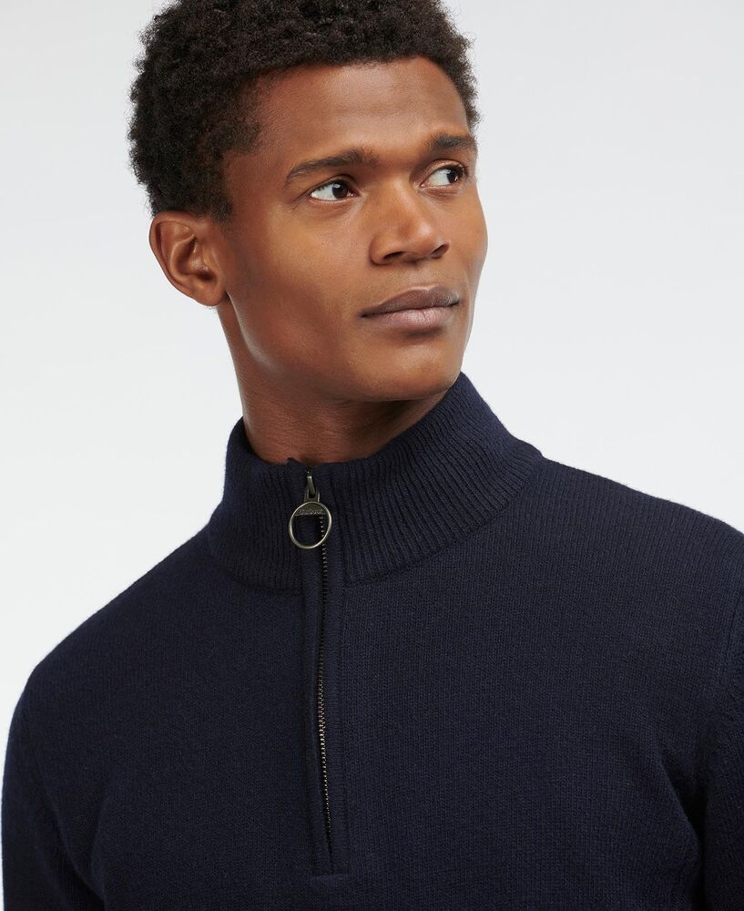 Barbour - Holden half zip pull navy
