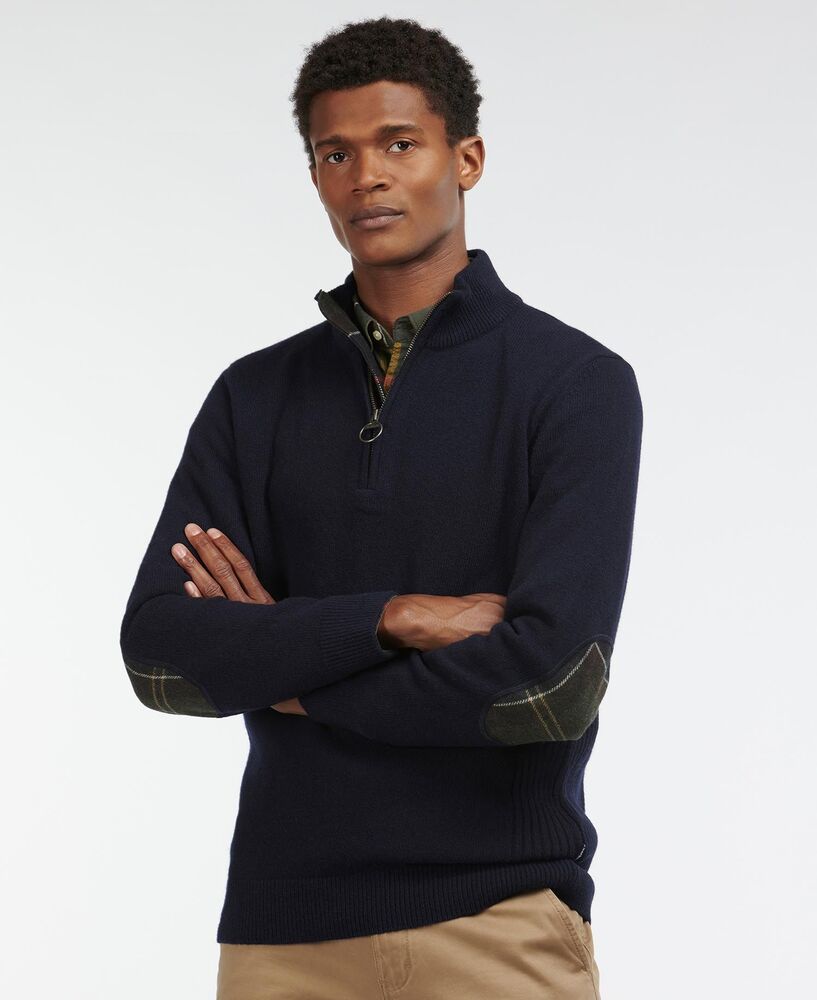 Barbour - Holden half zip pull navy