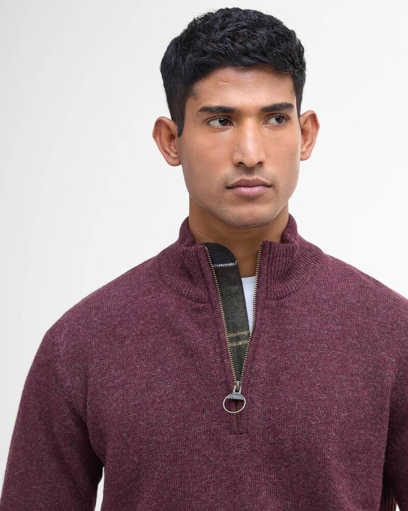 Barbour - Pull Holden Half-Zip Ruby Marl