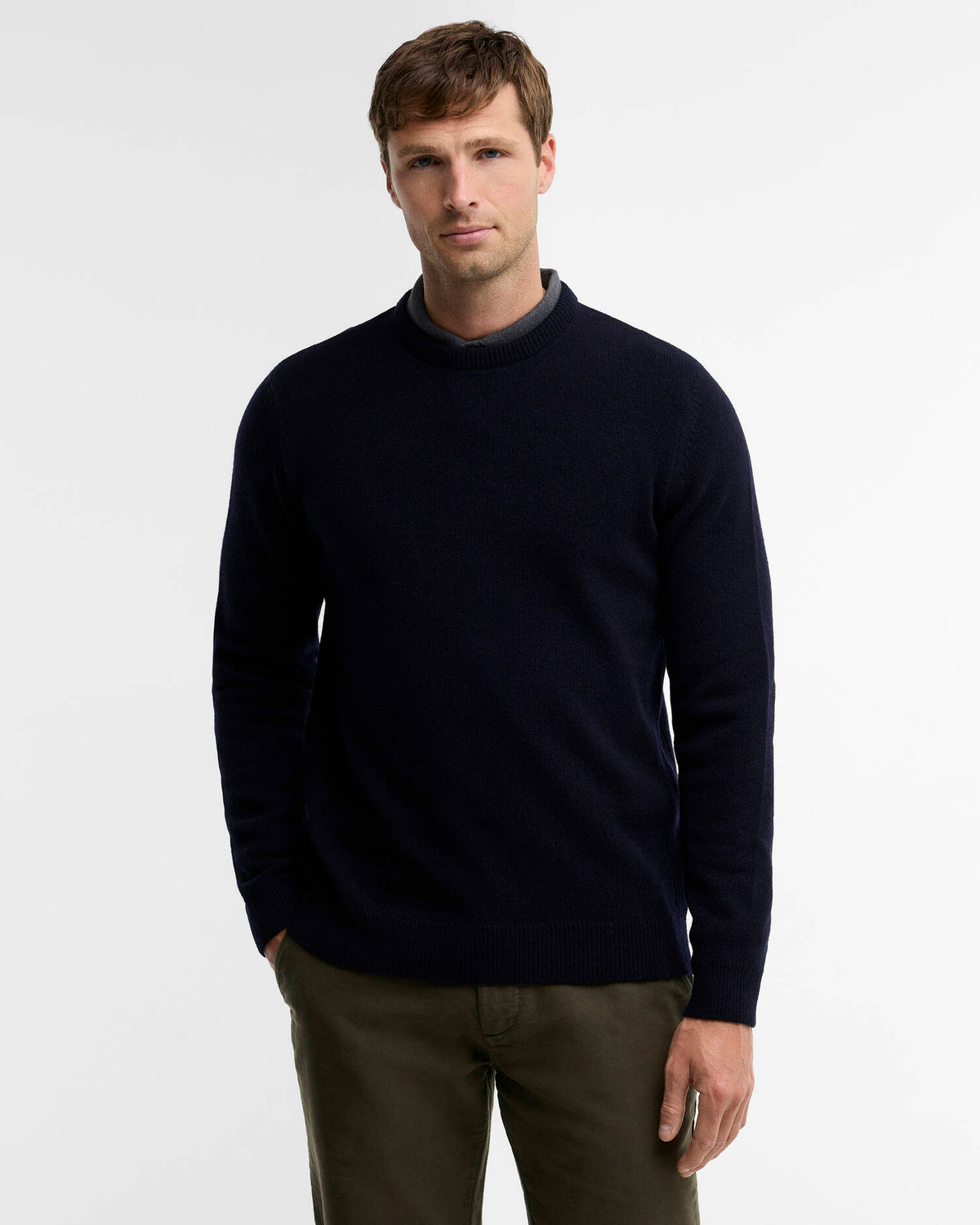 Barbour - Pull Holden Crew Neck Navy