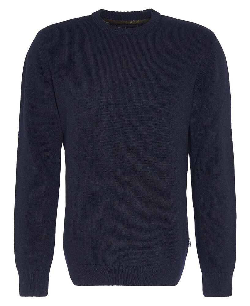 Barbour - Pull Holden crew neck Navy