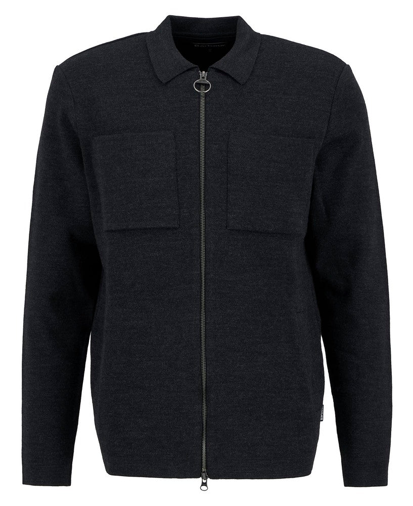 Barbour - Cardigan zip Croscombe Charcoal Marl