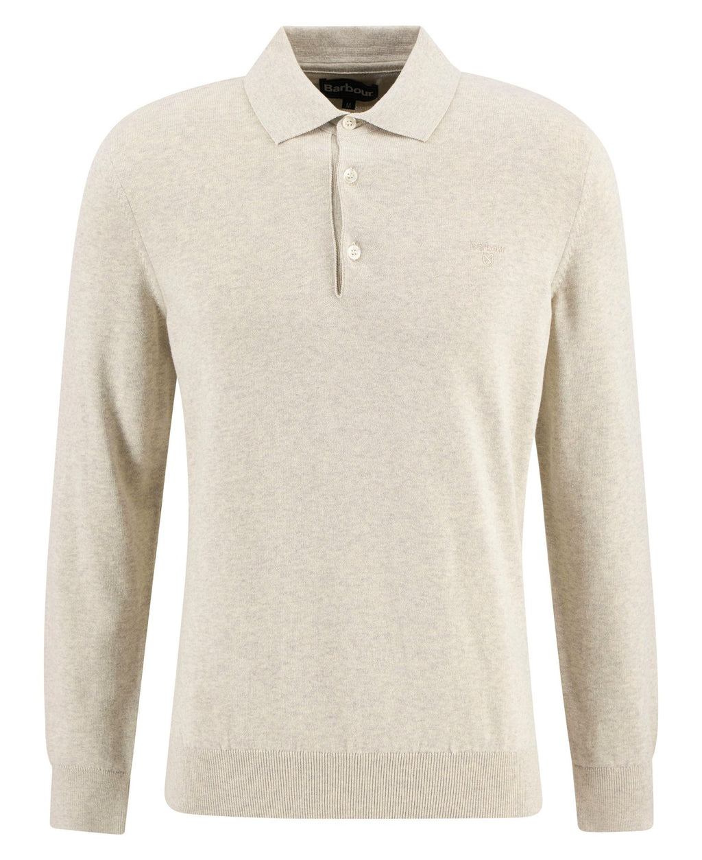 Barbour - Polo Pima coton Knitted Neutral