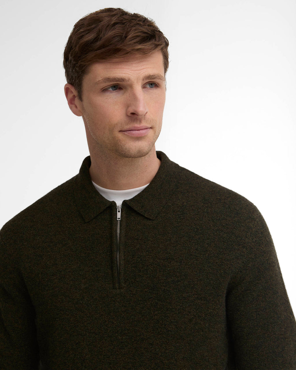 Barbour - Polo Bearsted Zip Sage