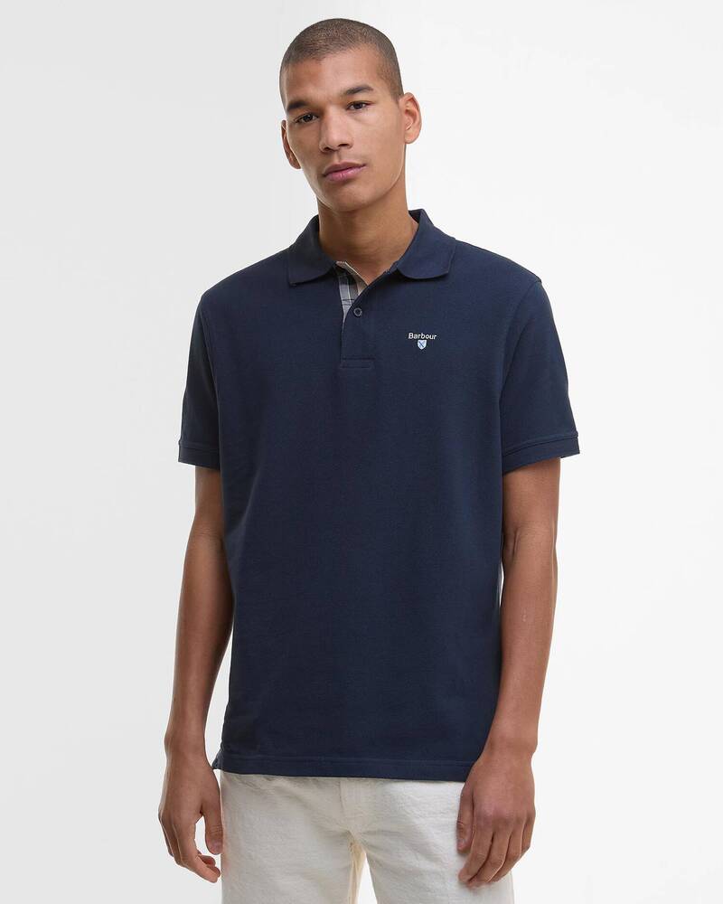 Barbour - Polo tartan Pique New Navy