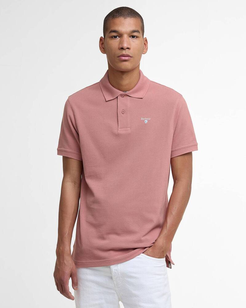 Barbour - Polo tartan Pique Earth Pink