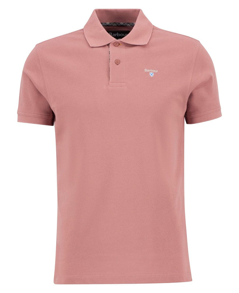 Barbour - Polo tartan Pique Earth Pink