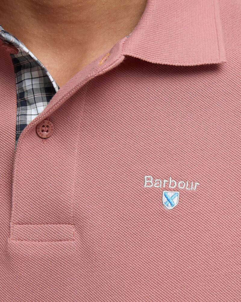 Barbour - Polo tartan Pique Earth Pink