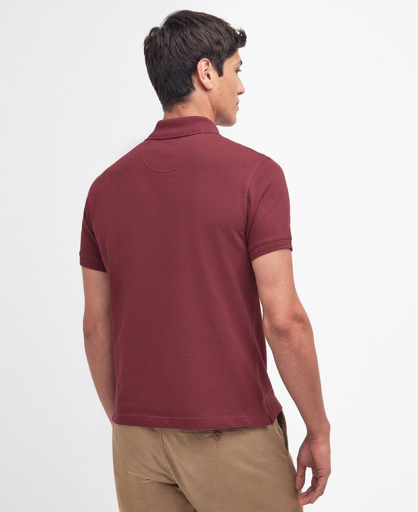 Barbour - Polo tartan pique ruby