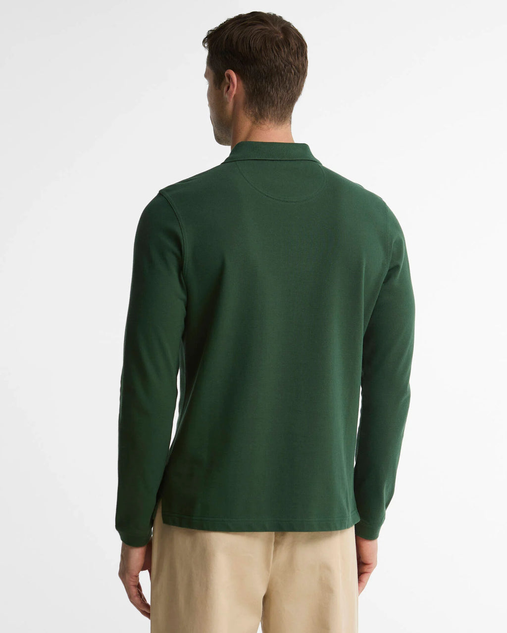 Barbour - Polo Manches longue Essential tartan Sycamore