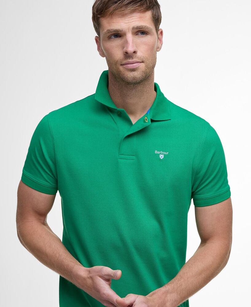 Barbour - Polo Active Tailored Hedge Green