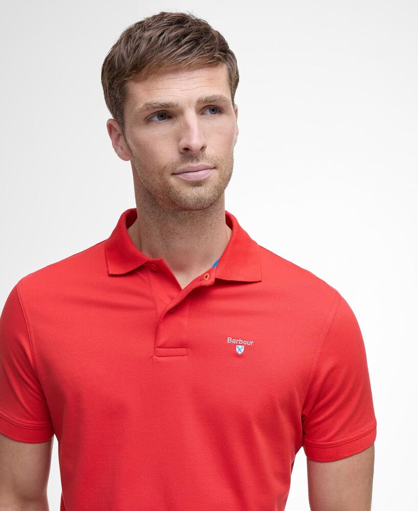 Barbour - Polo Active Tailored Risk Red