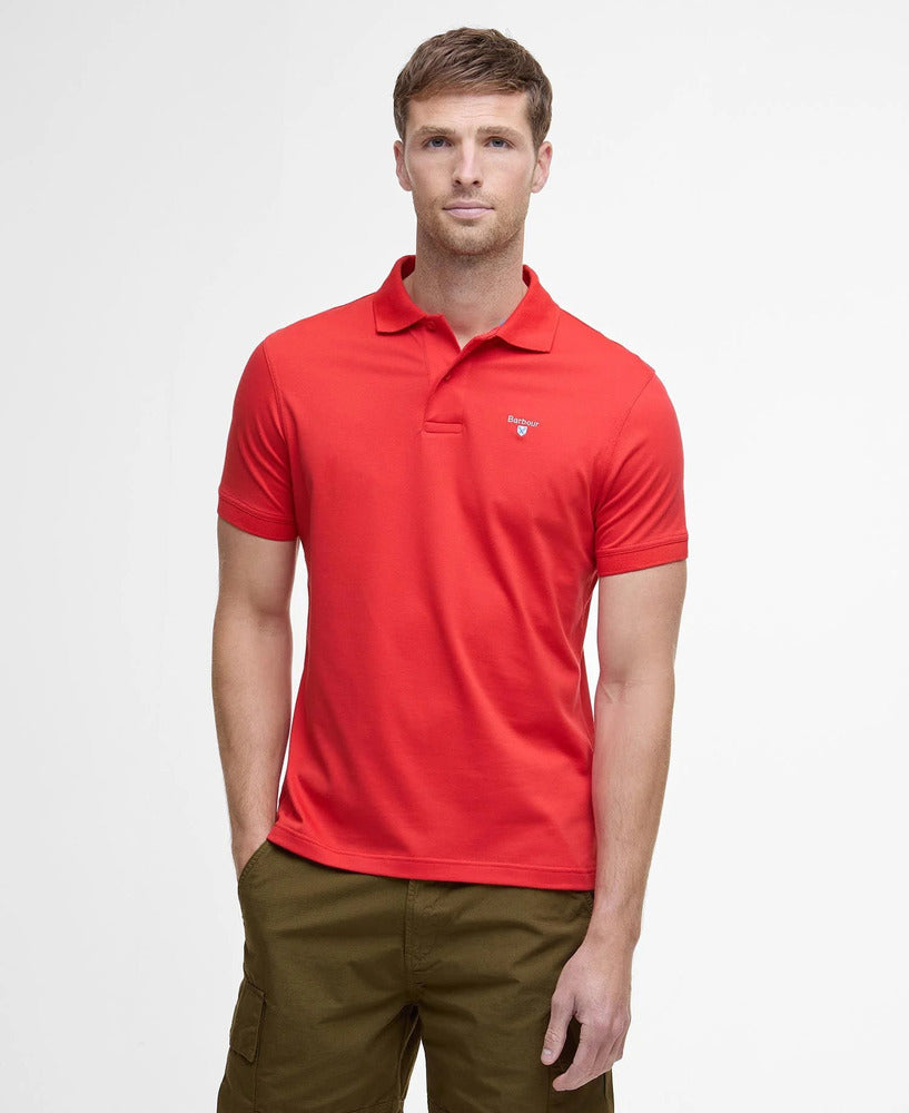 Barbour - Polo Active Tailored Risk Red
