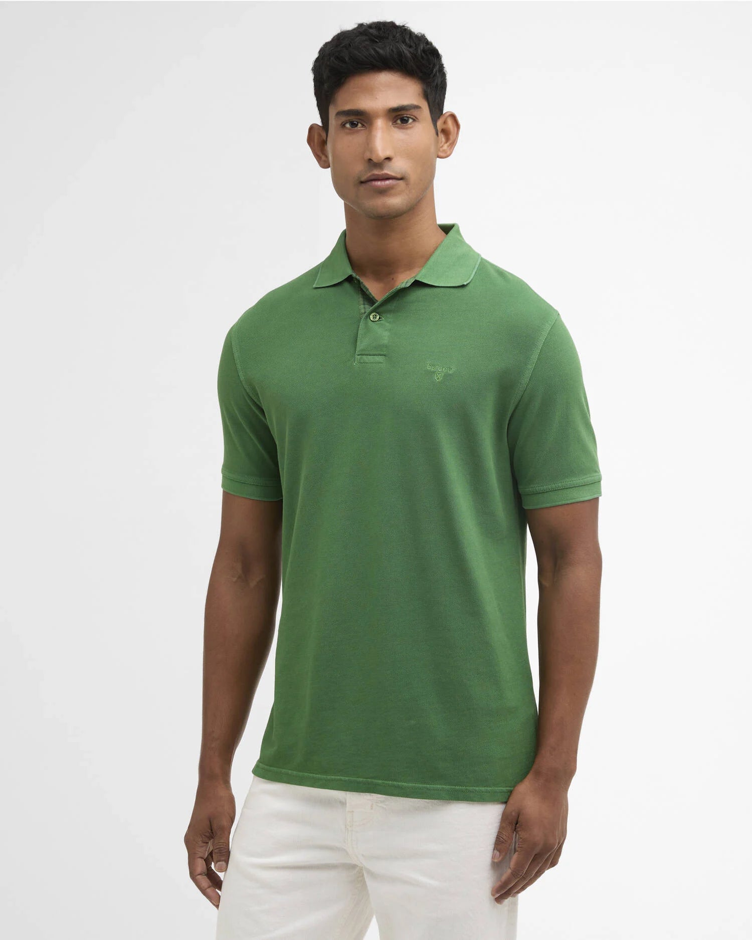 Barbour - Polo Washed Tartan Pique Washed Green