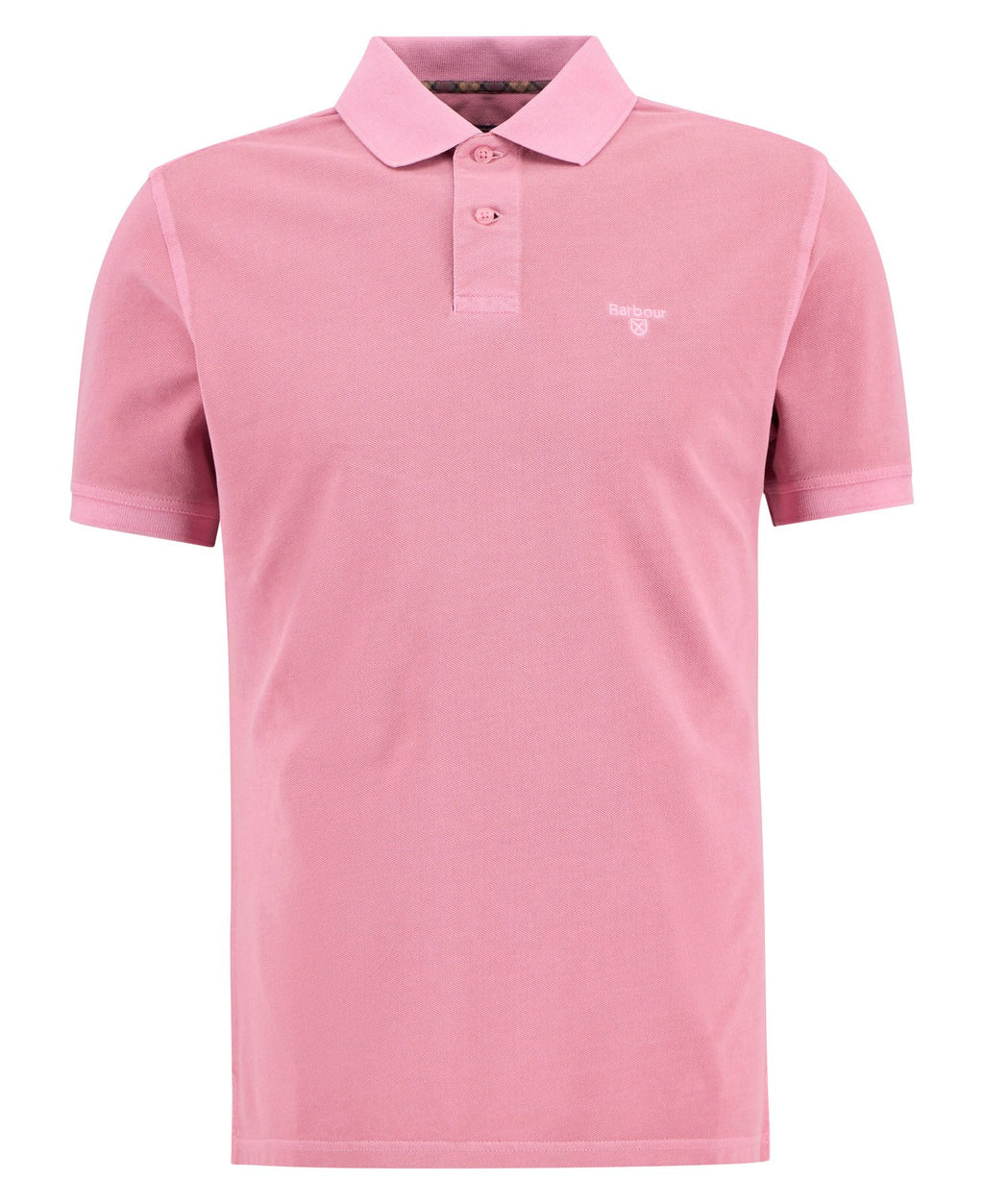 Barbour - Polo Washed Tartan Pique Washed Pink