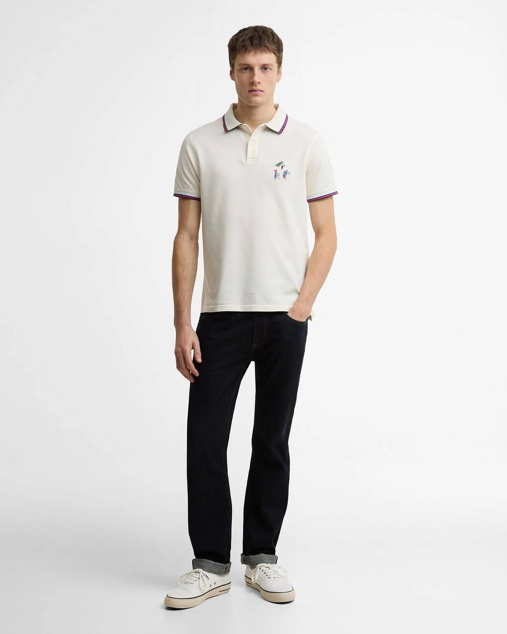 Barbour - Lure Polo Paul Smith x Barbour Whisper White