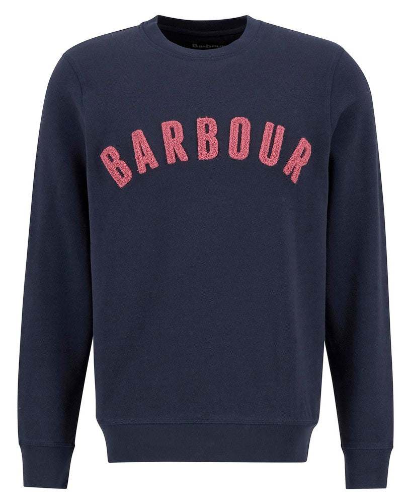 Barbour - Sweat Prep Logo Navy / Pink