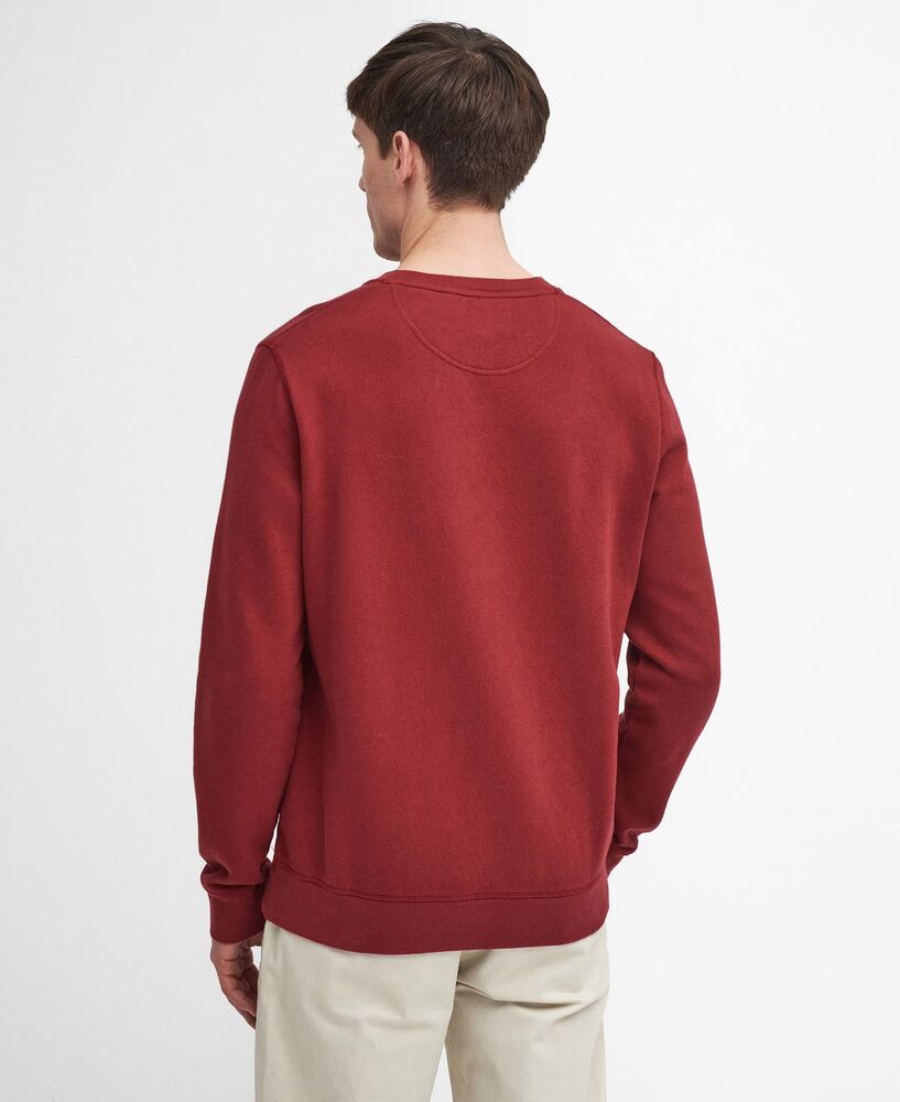 Barbour - Sweat prep logo crew neck highland red