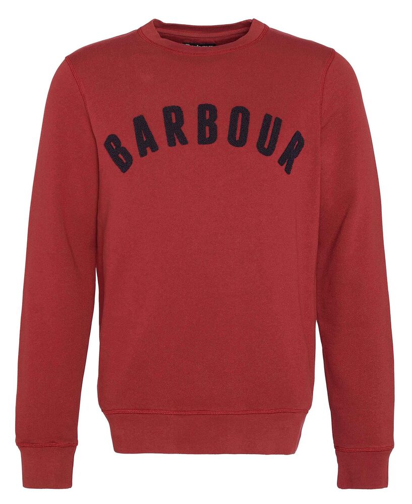 Barbour - Sweat prep logo crew neck highland red