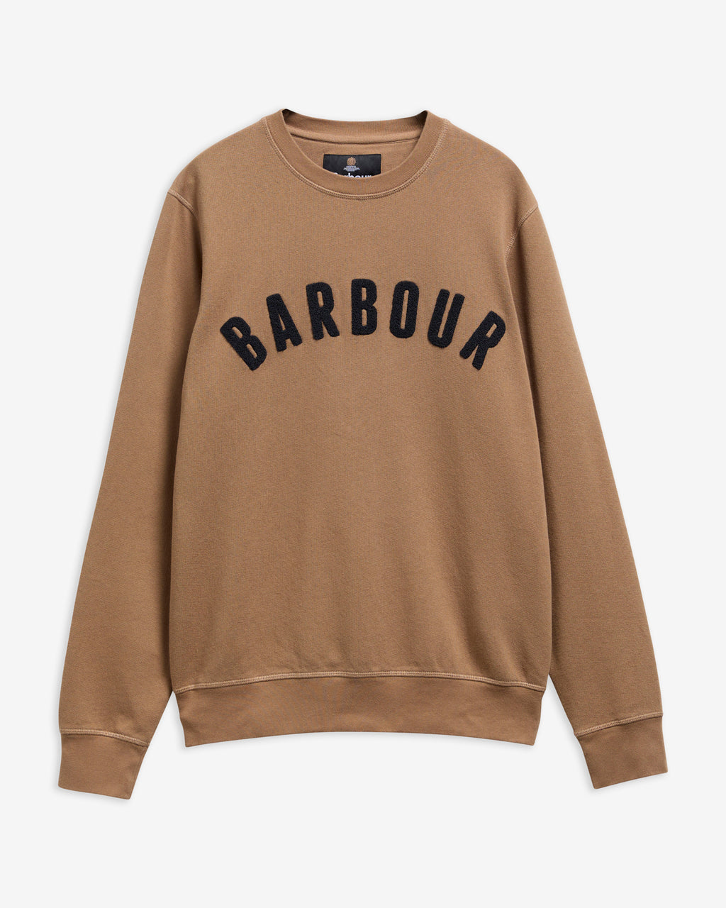 Barbour - Sweat Prep logo Sandstone