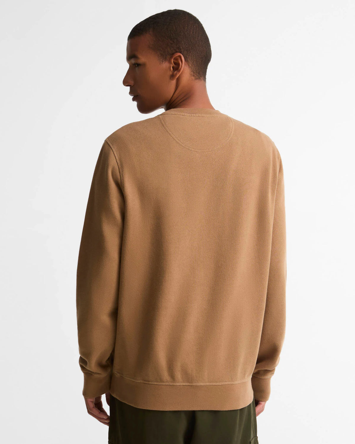 Barbour - Sweat Prep logo Sandstone