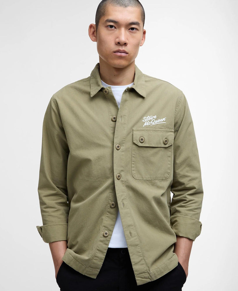 Barbour - Surchemise Morand Steve McQueen Bleached Olive