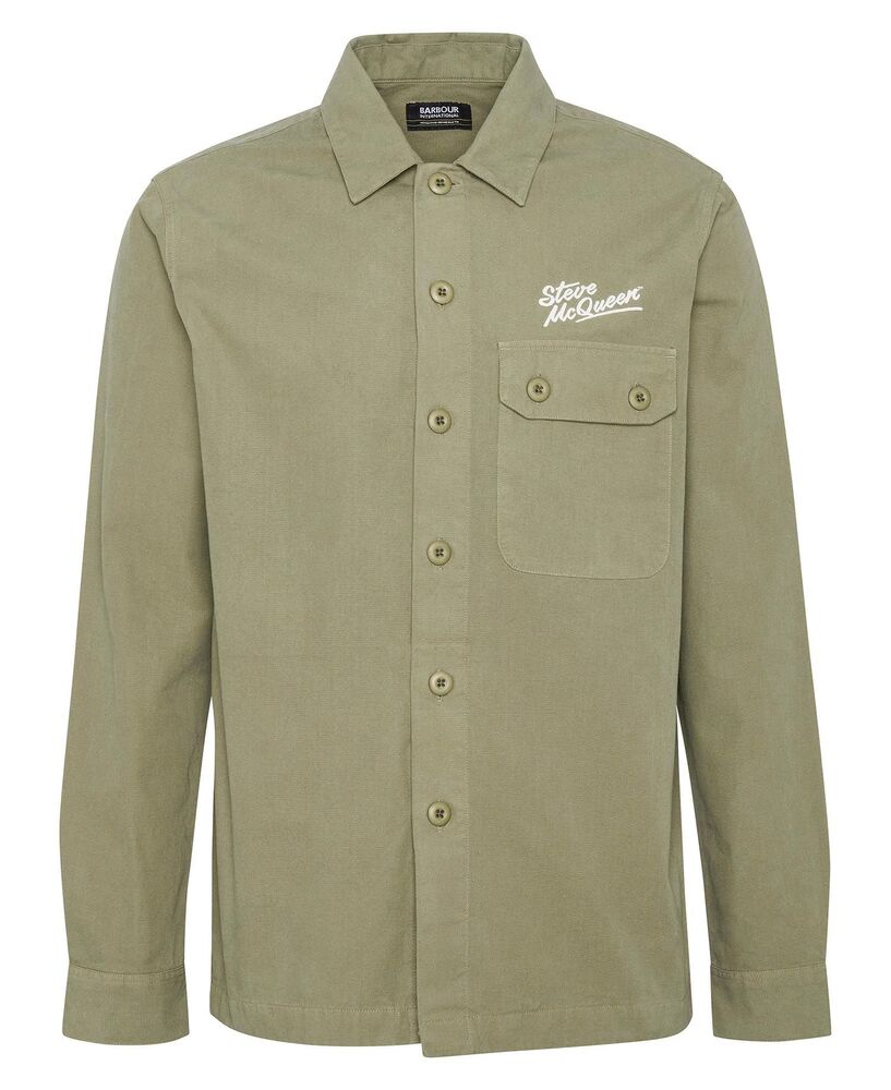 Barbour - Surchemise Morand Steve McQueen Bleached Olive