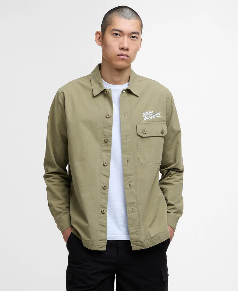 Barbour - Surchemise Morand Steve McQueen Bleached Olive